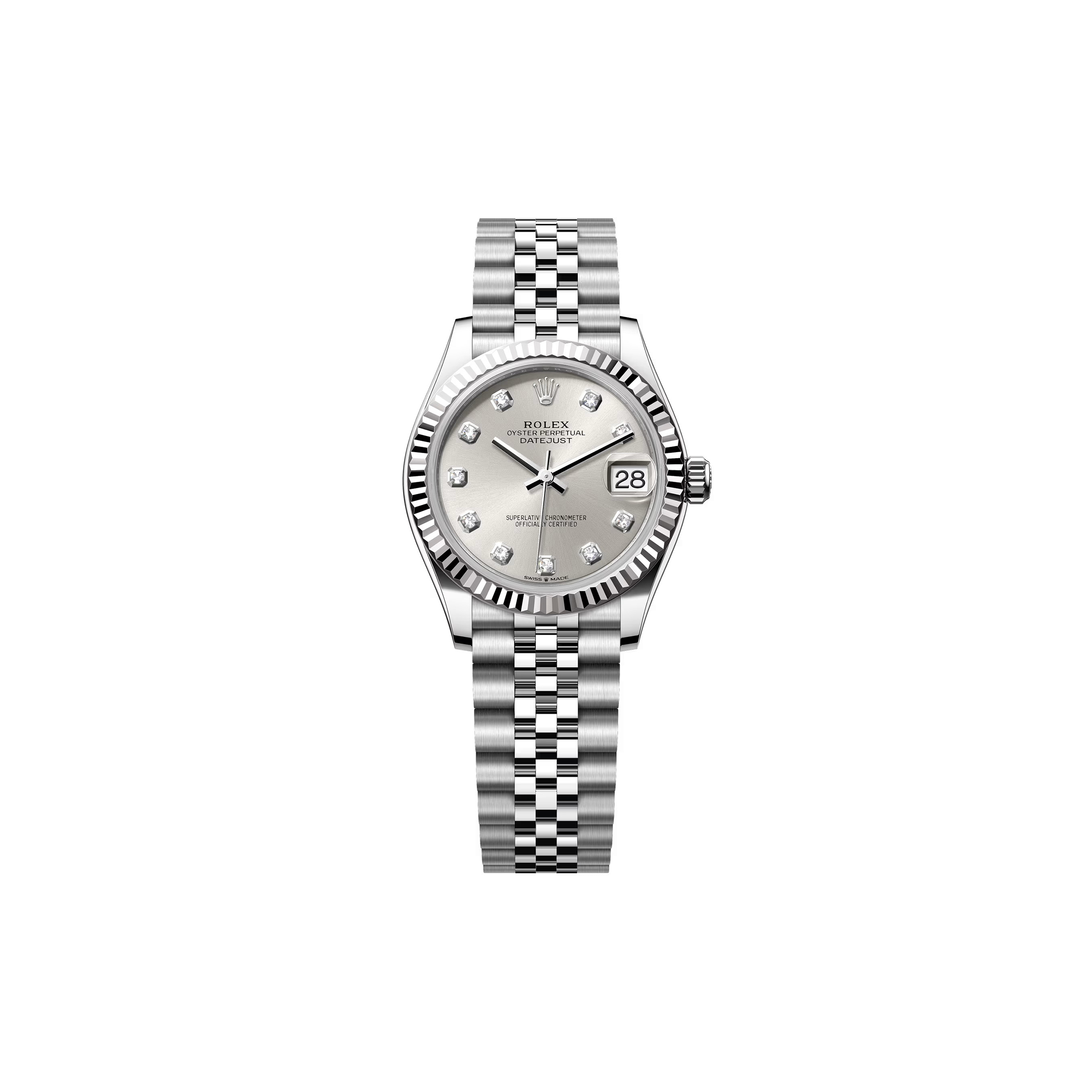 ROLEX DATEJUST 31 OYSTER, 31 MM, OYSTERSTEEL AND WHITE GOLD 278274
